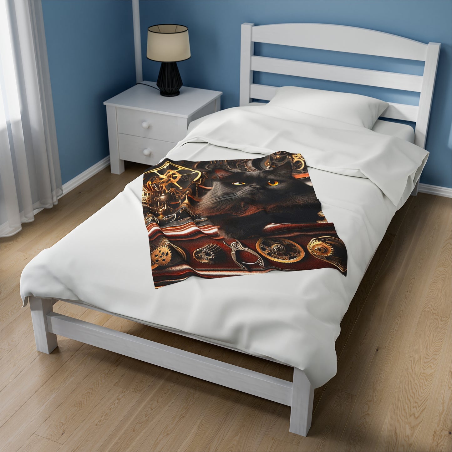 Black Cat Plush Blanket