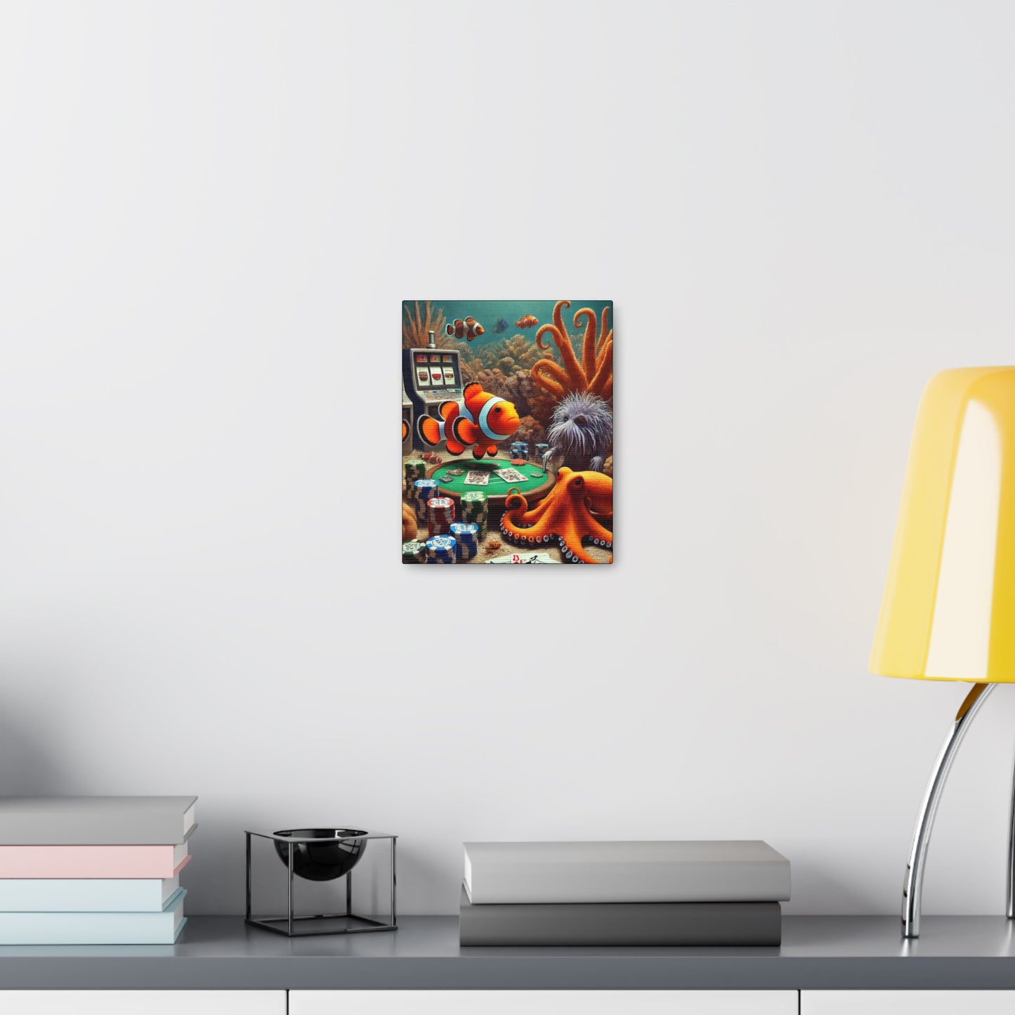 Clownfish Casino Canvas Wraps