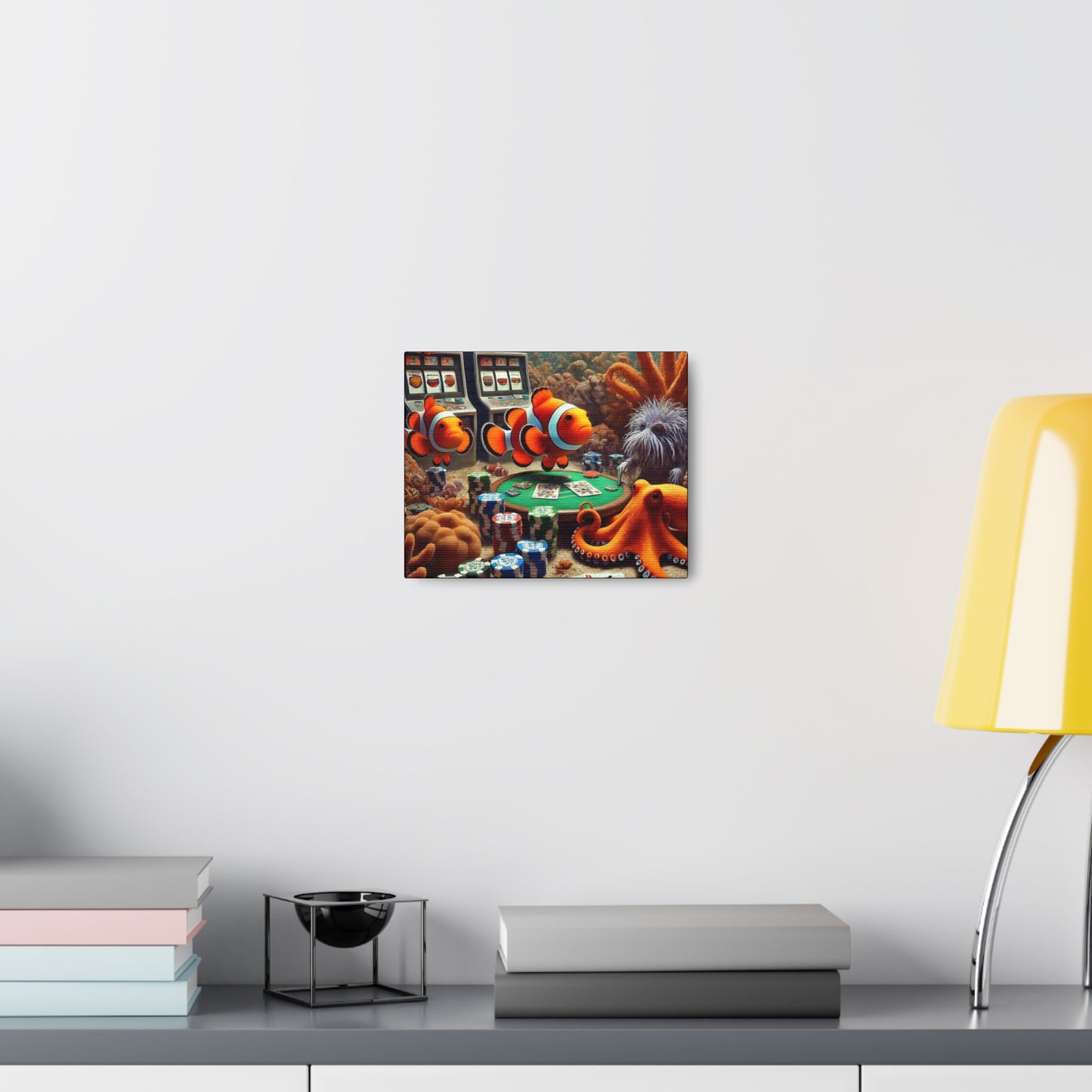 Clownfish Casino Canvas Wraps