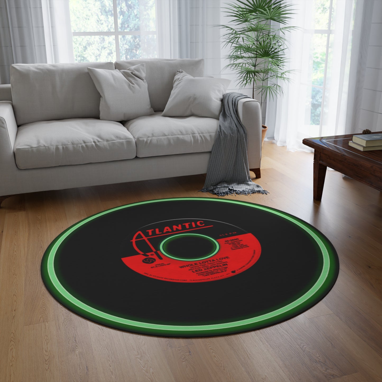 Musician Whole Lotta Love Round Rug