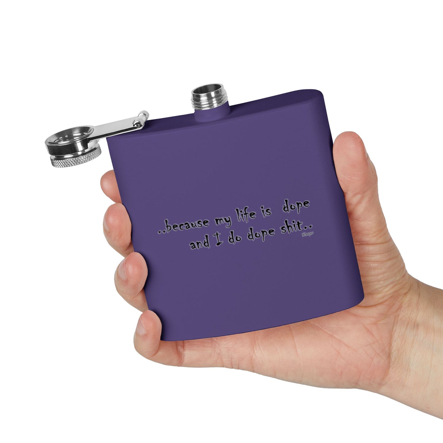 Stainless Steel Flask, 6oz