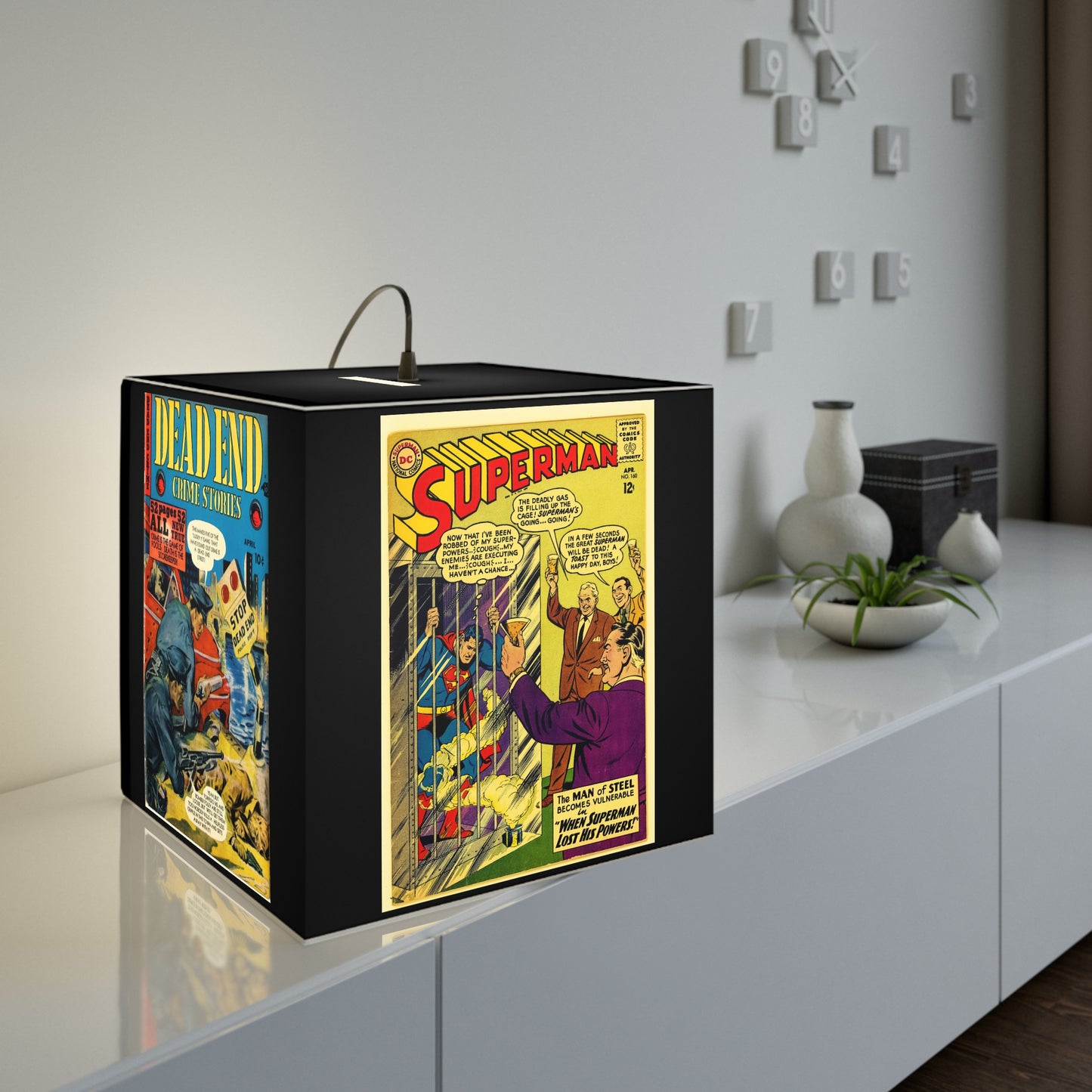 Lamp: Comic Light Cube Lamp