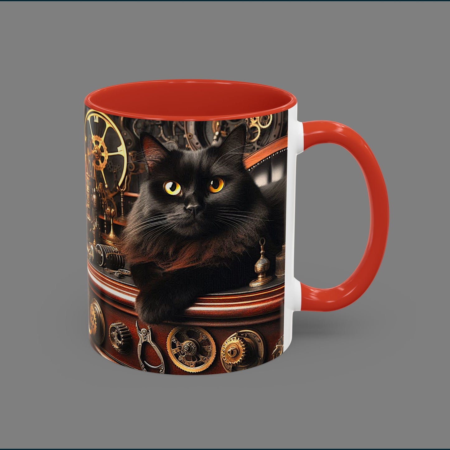Black Cat Coffee Mug (11, 15oz)