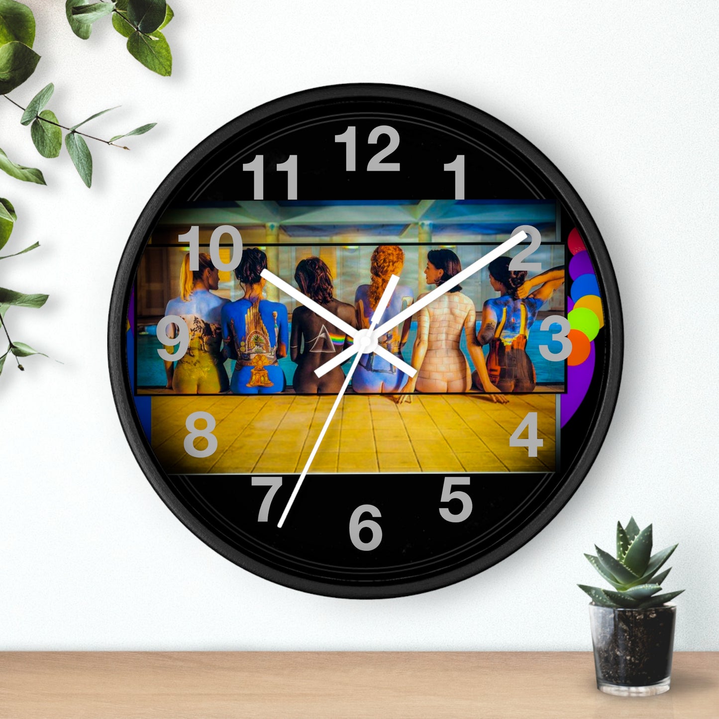 Clock Pink Floyd Wall Clock - Album Cover Design