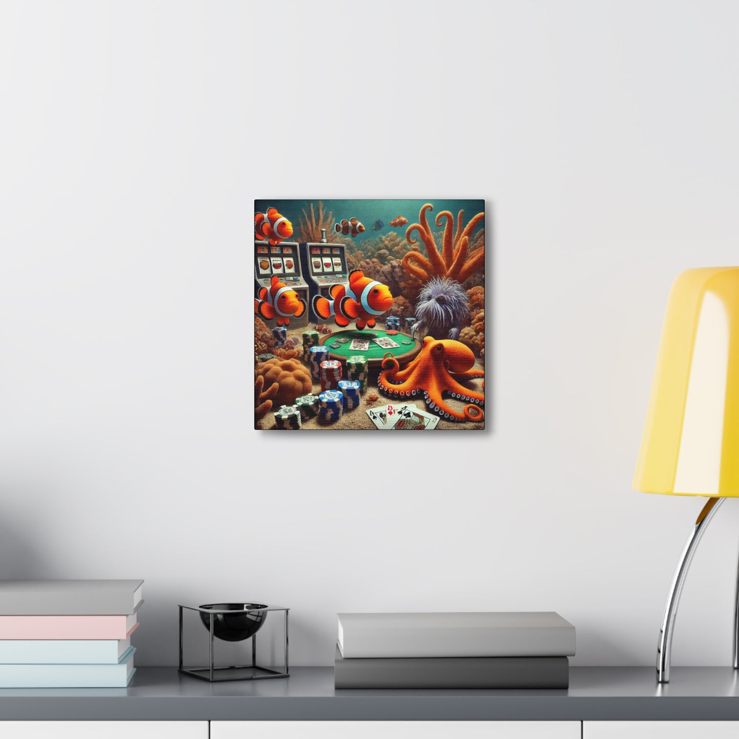 Clownfish Casino Canvas Wraps