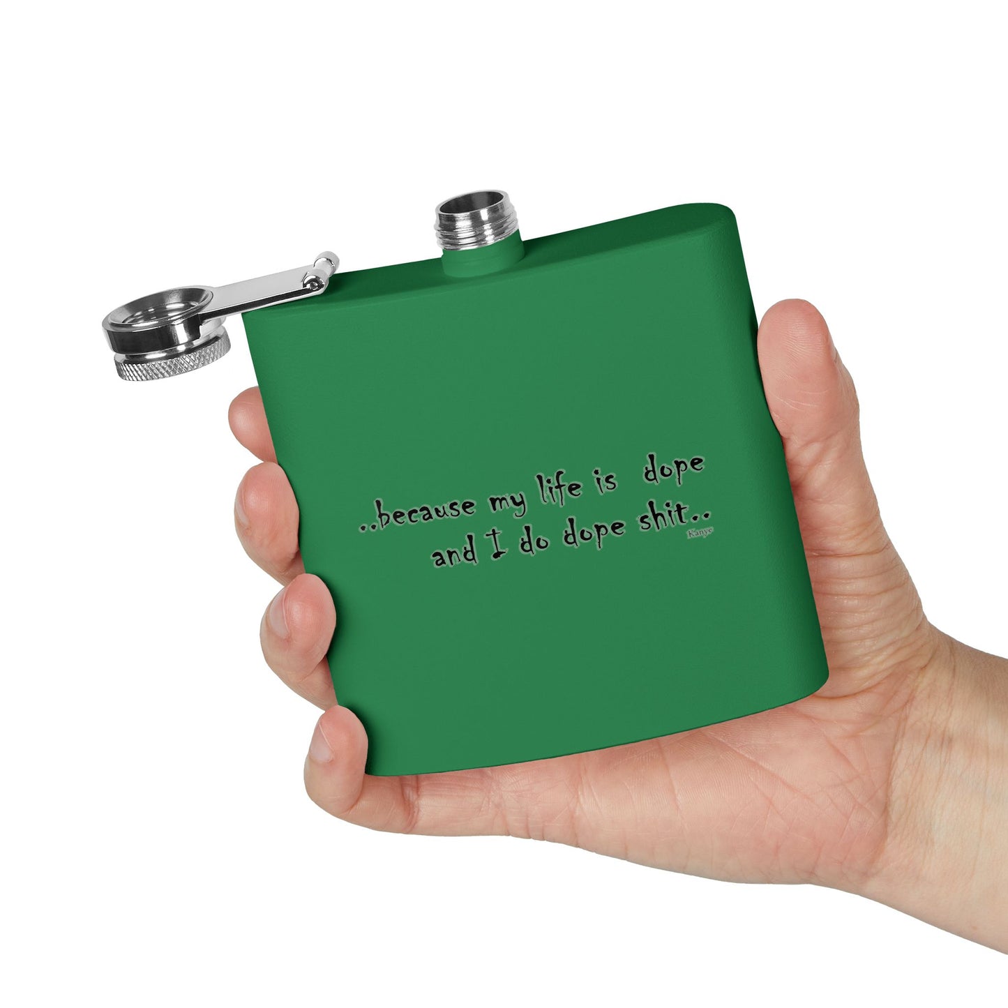 Stainless Steel Flask, 6oz
