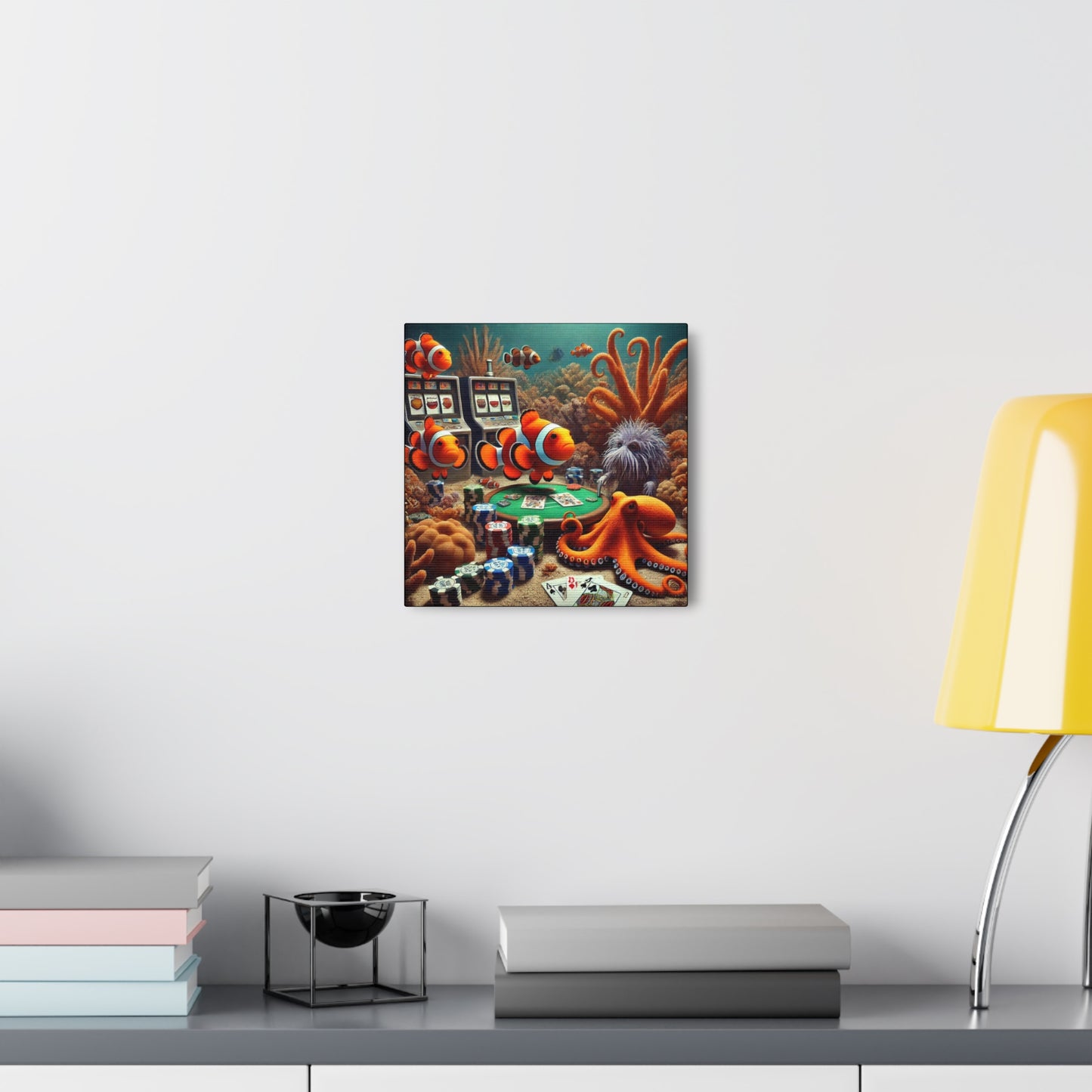 Clownfish Casino Canvas Wraps