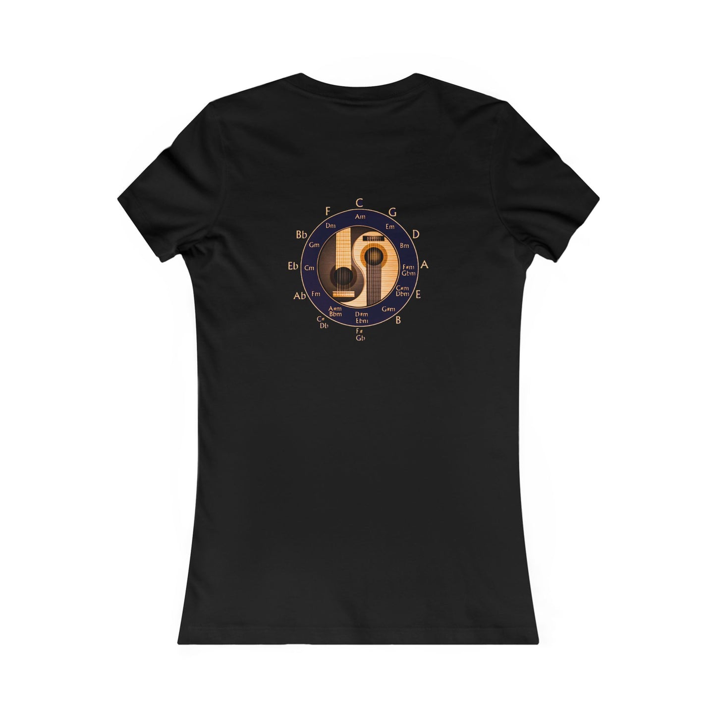 Circle of Fifths Women's Favorite contoured 100% cotton tee