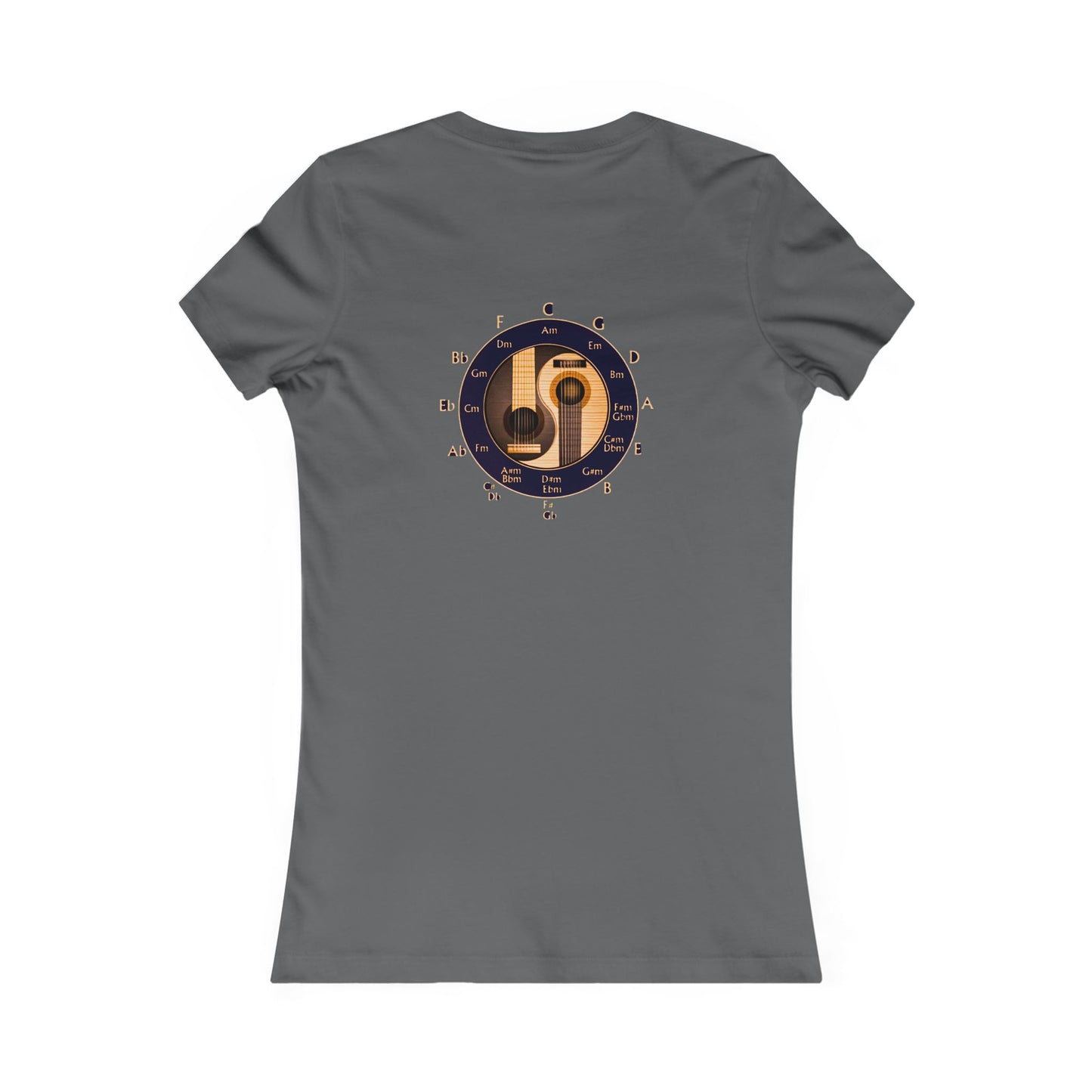 Circle of Fifths Women's Favorite contoured 100% cotton tee