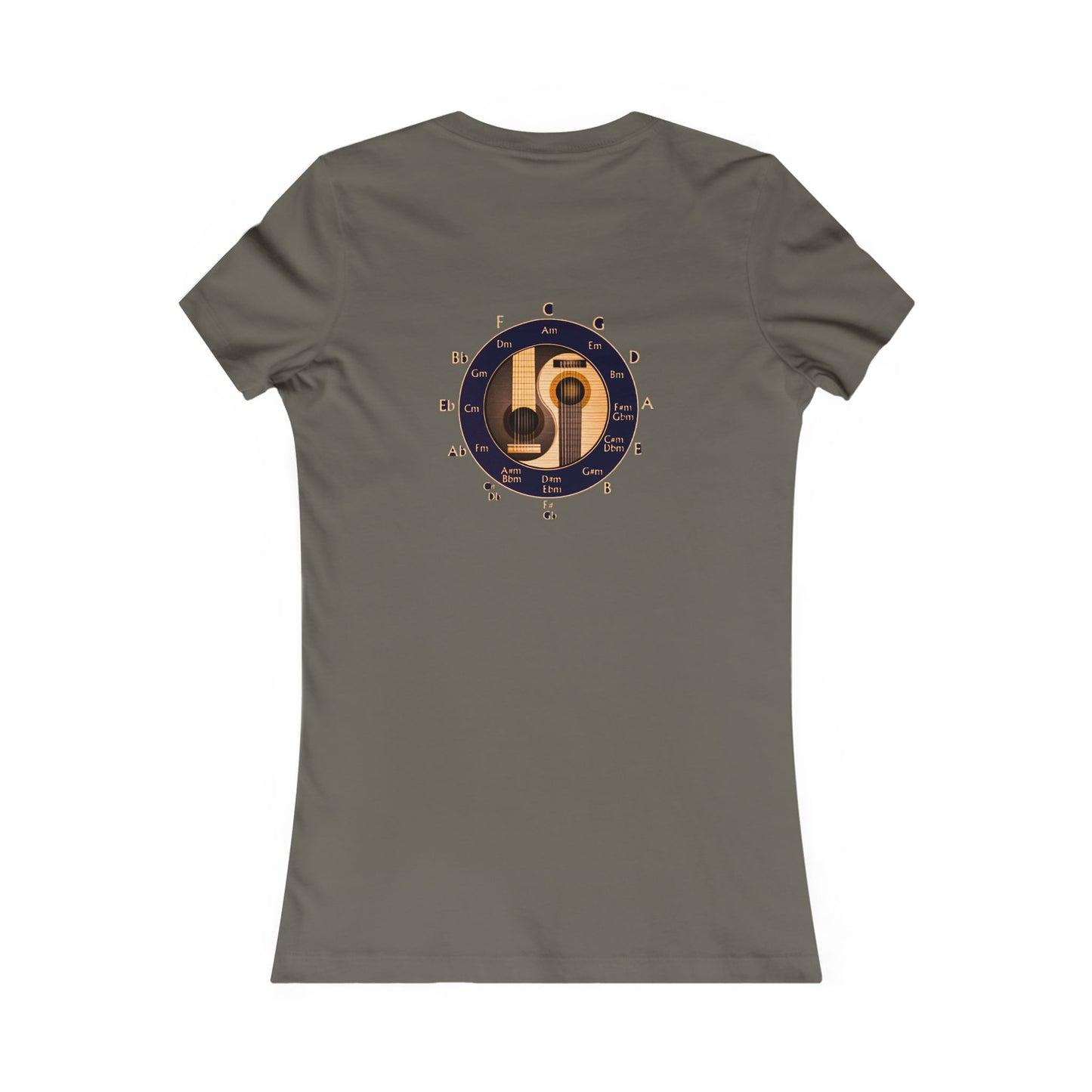 Circle of Fifths Women's Favorite contoured 100% cotton tee