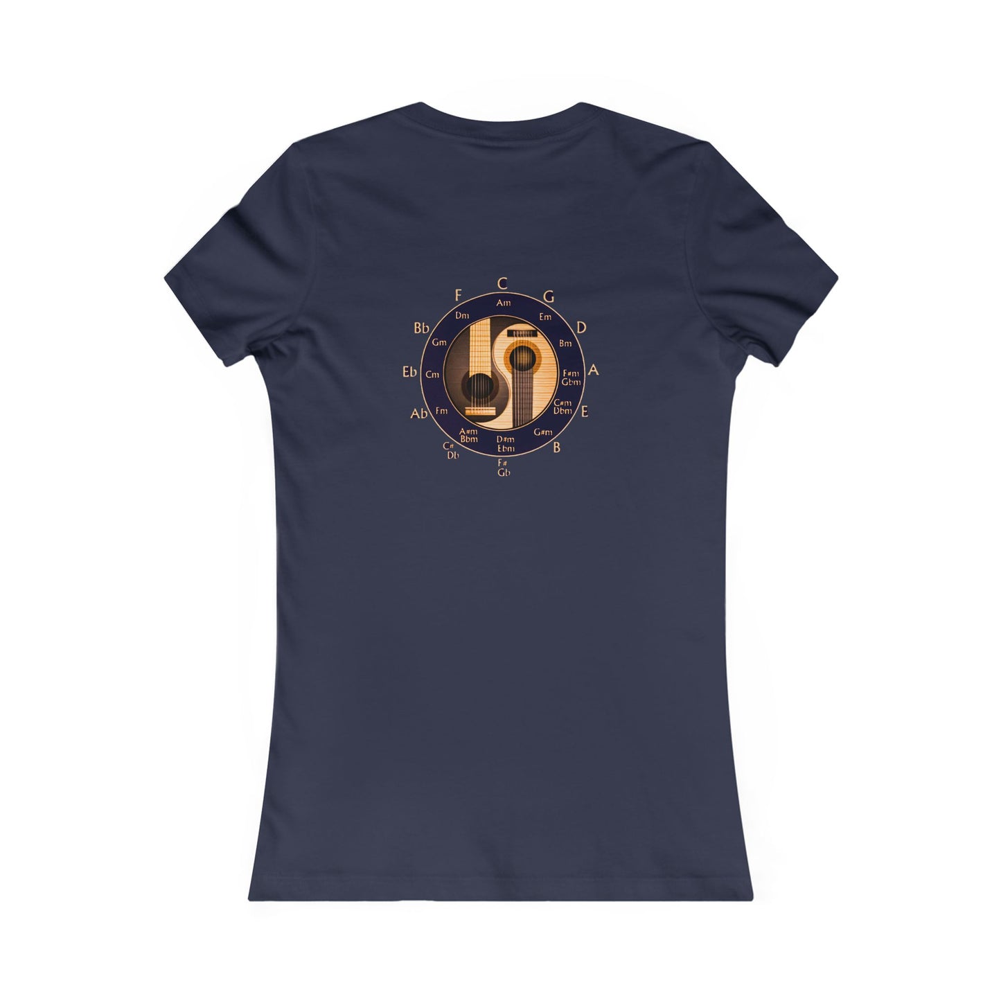 Circle of Fifths Women's Favorite contoured 100% cotton tee