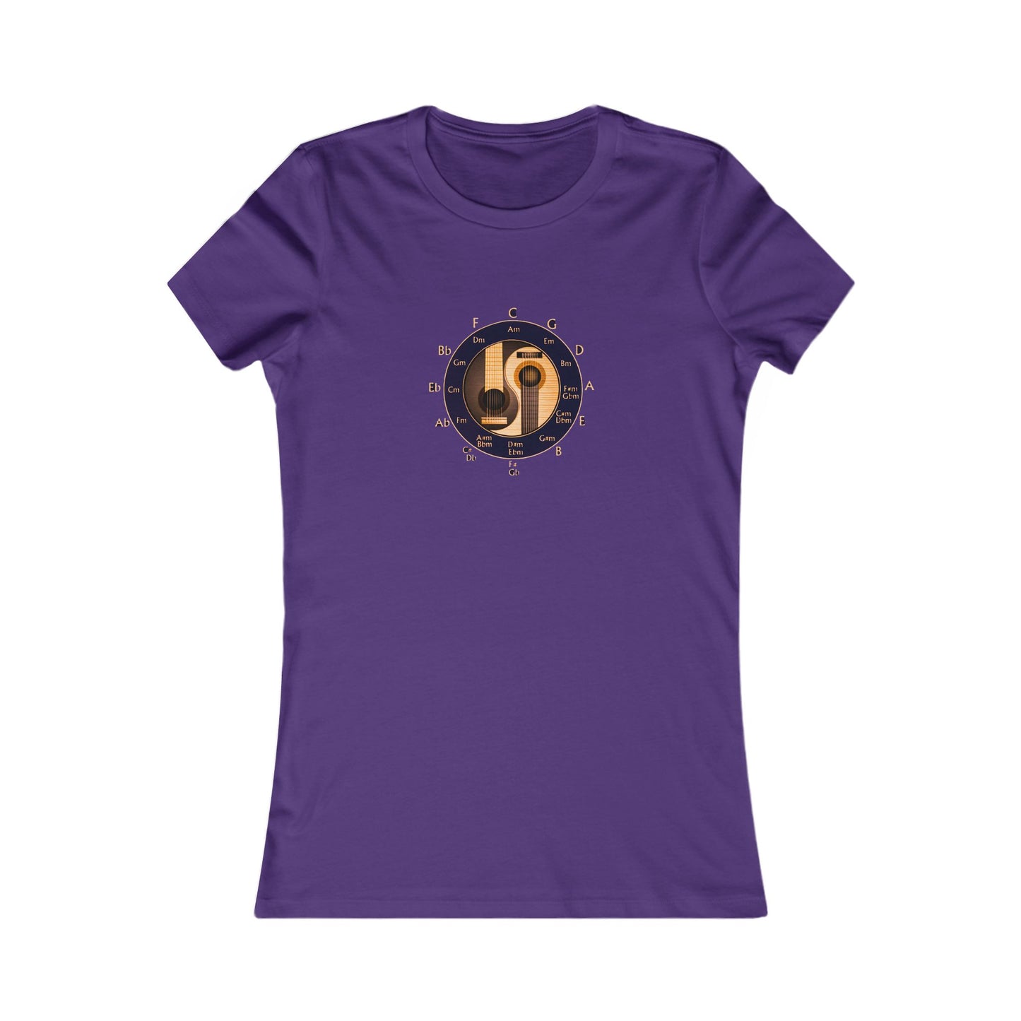 Circle of Fifths Women's Favorite contoured 100% cotton tee