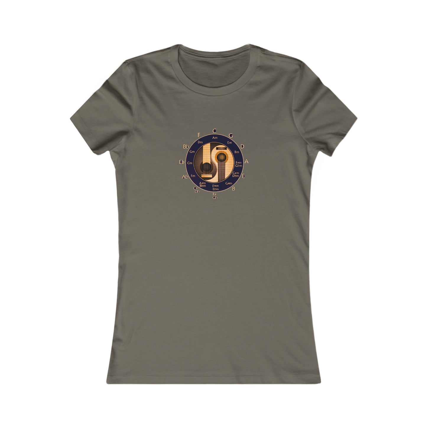 Circle of Fifths Women's Favorite contoured 100% cotton tee