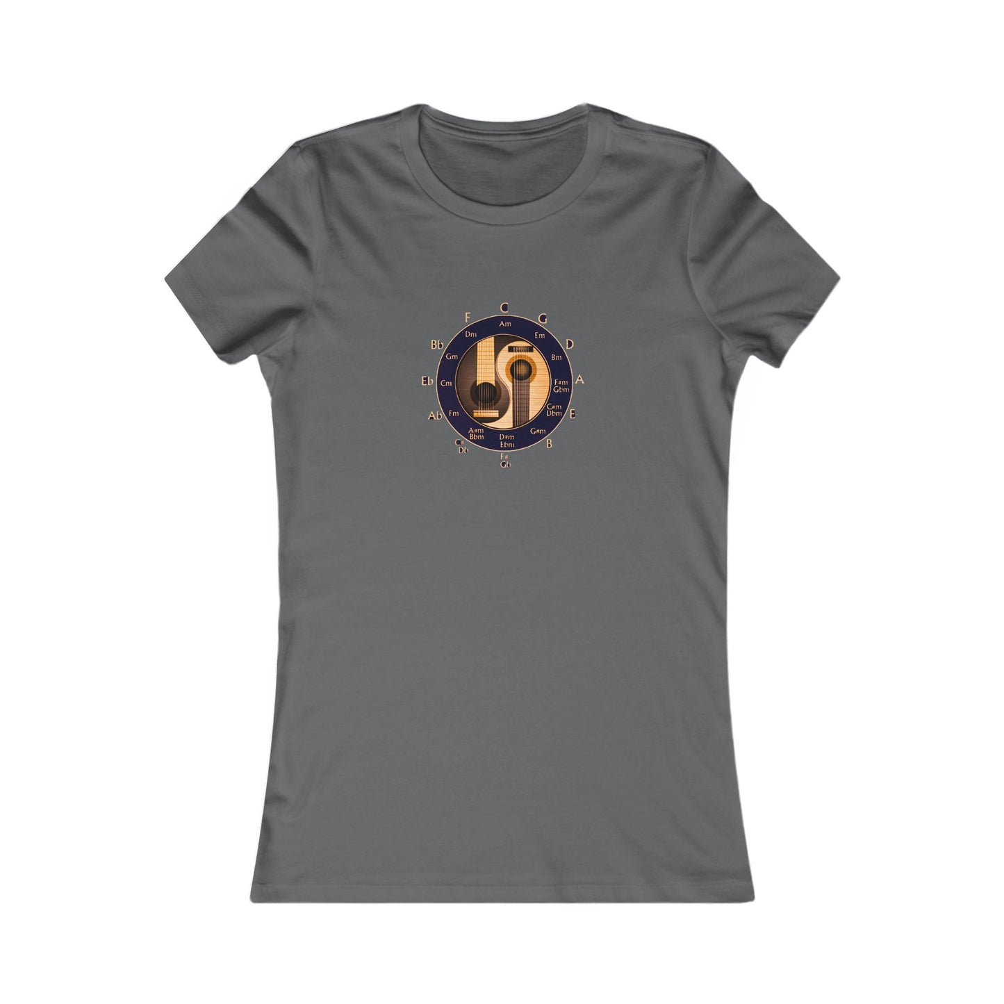 Circle of Fifths Women's Favorite contoured 100% cotton tee