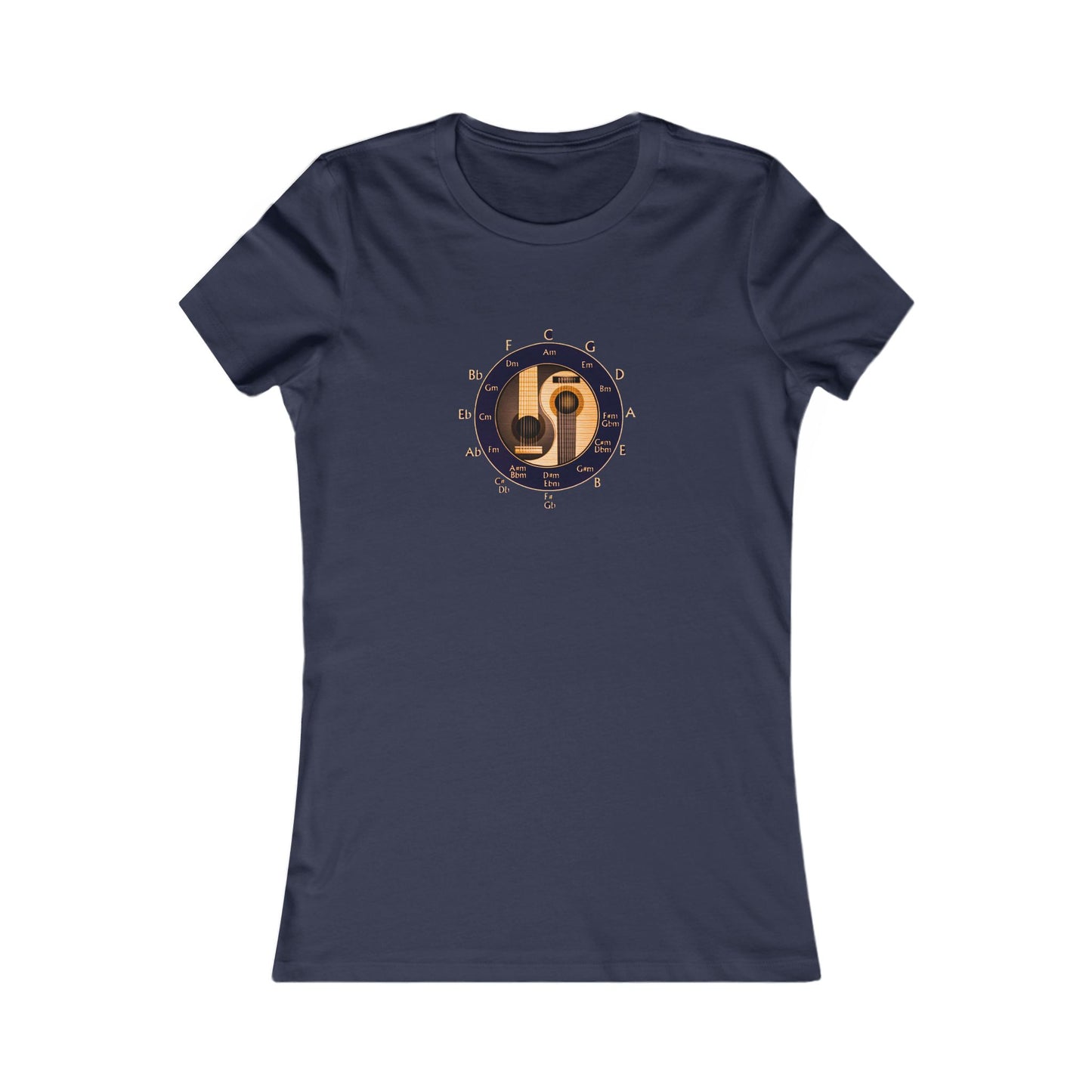 Circle of Fifths Women's Favorite contoured 100% cotton tee