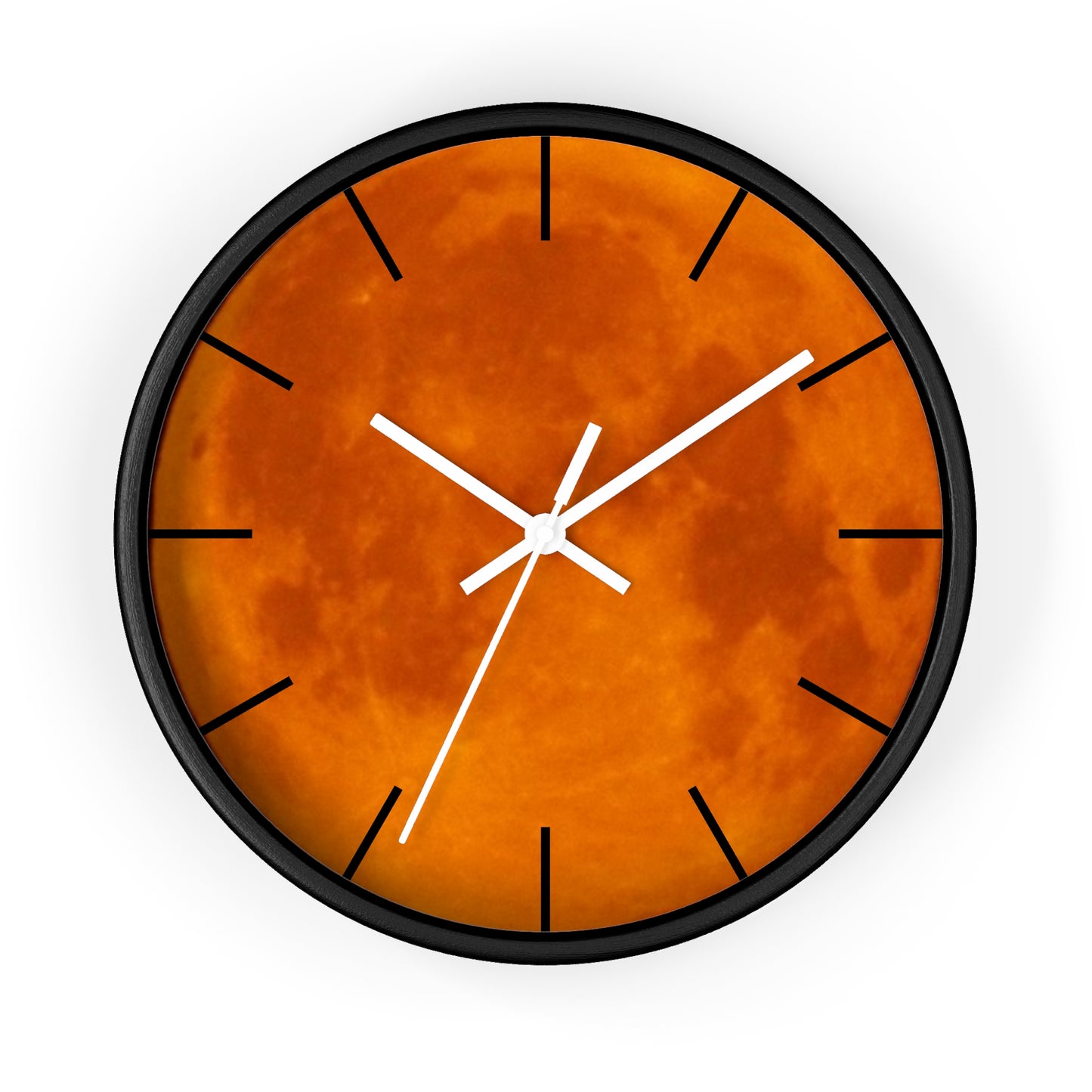 Clock: Full Blood Red Moon wall clock