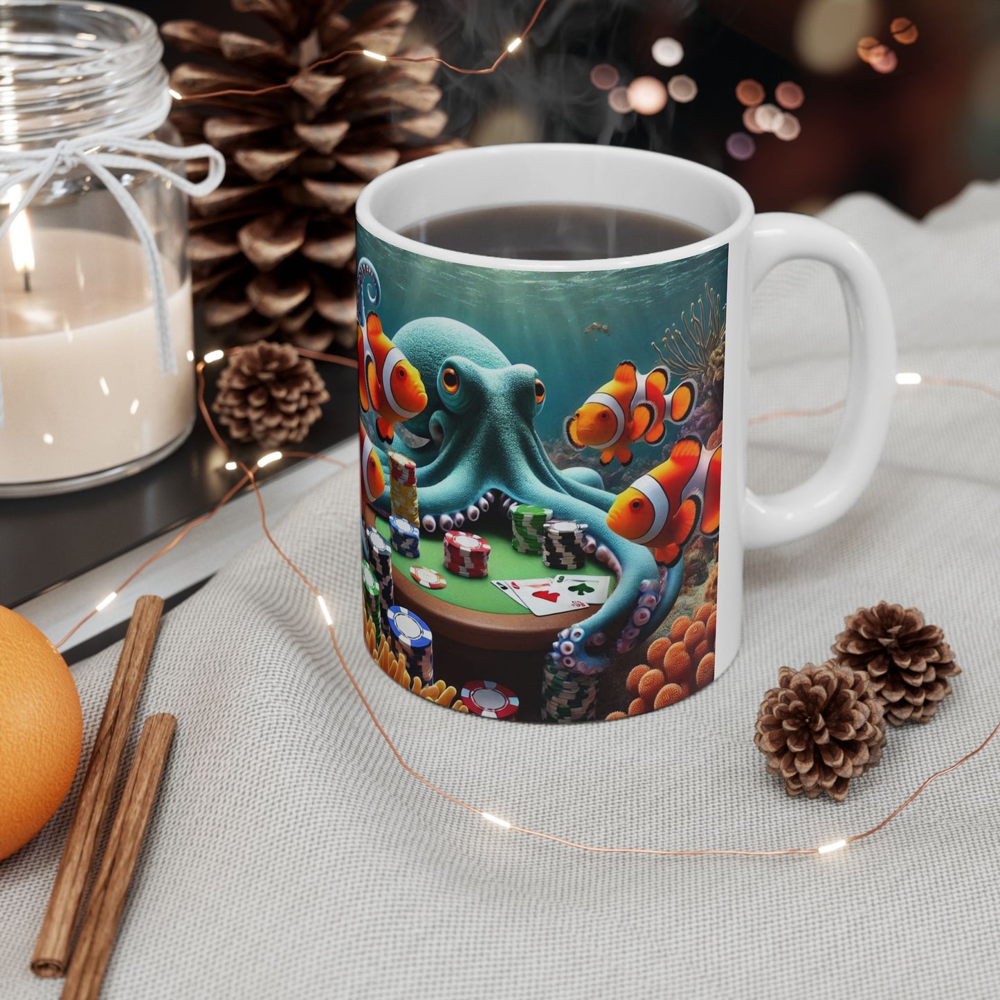 Clown Fish Casino Ceramic Mug