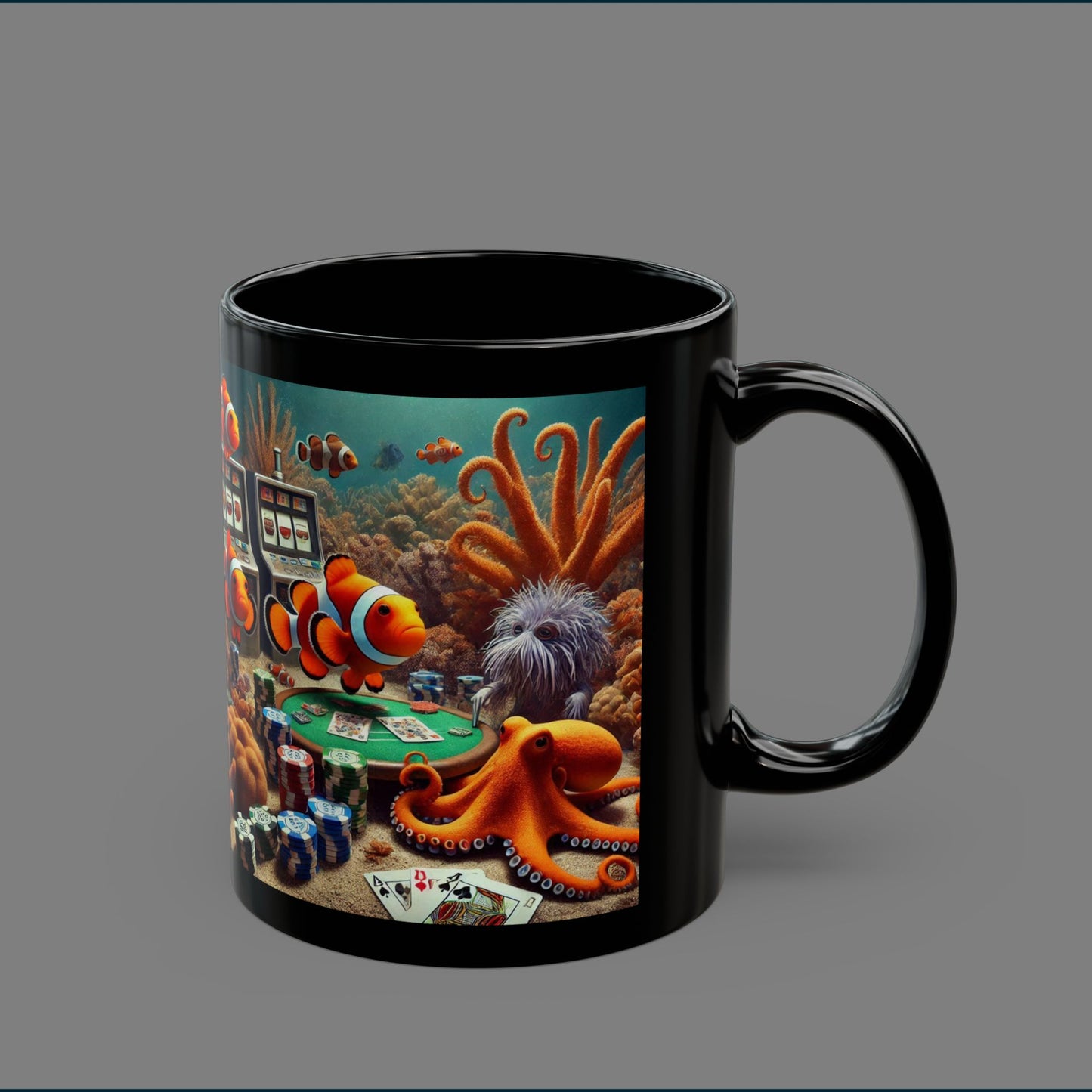 Nemo Casino Black Mug (11oz, 15oz)