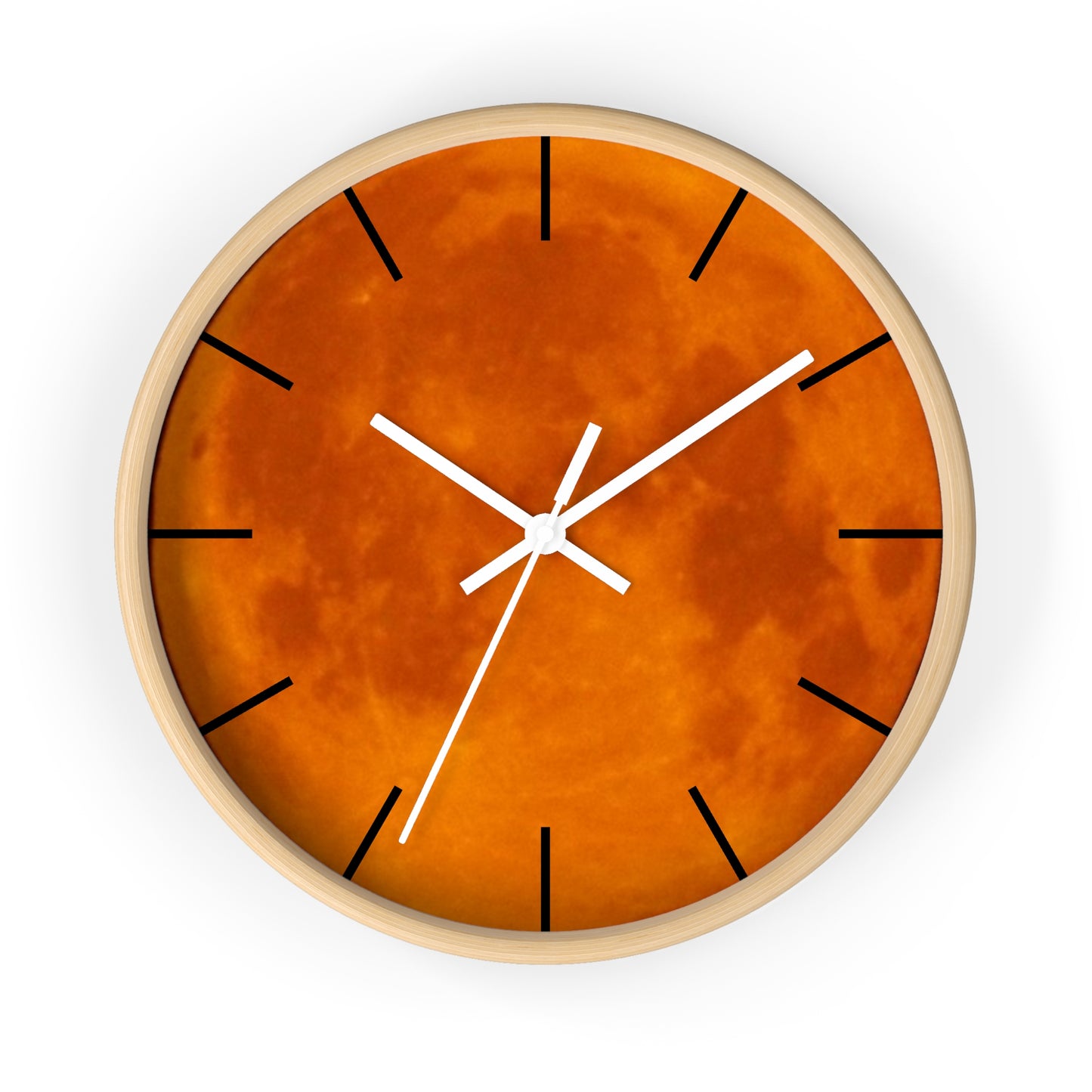 Clock: Full Blood Red Moon wall clock