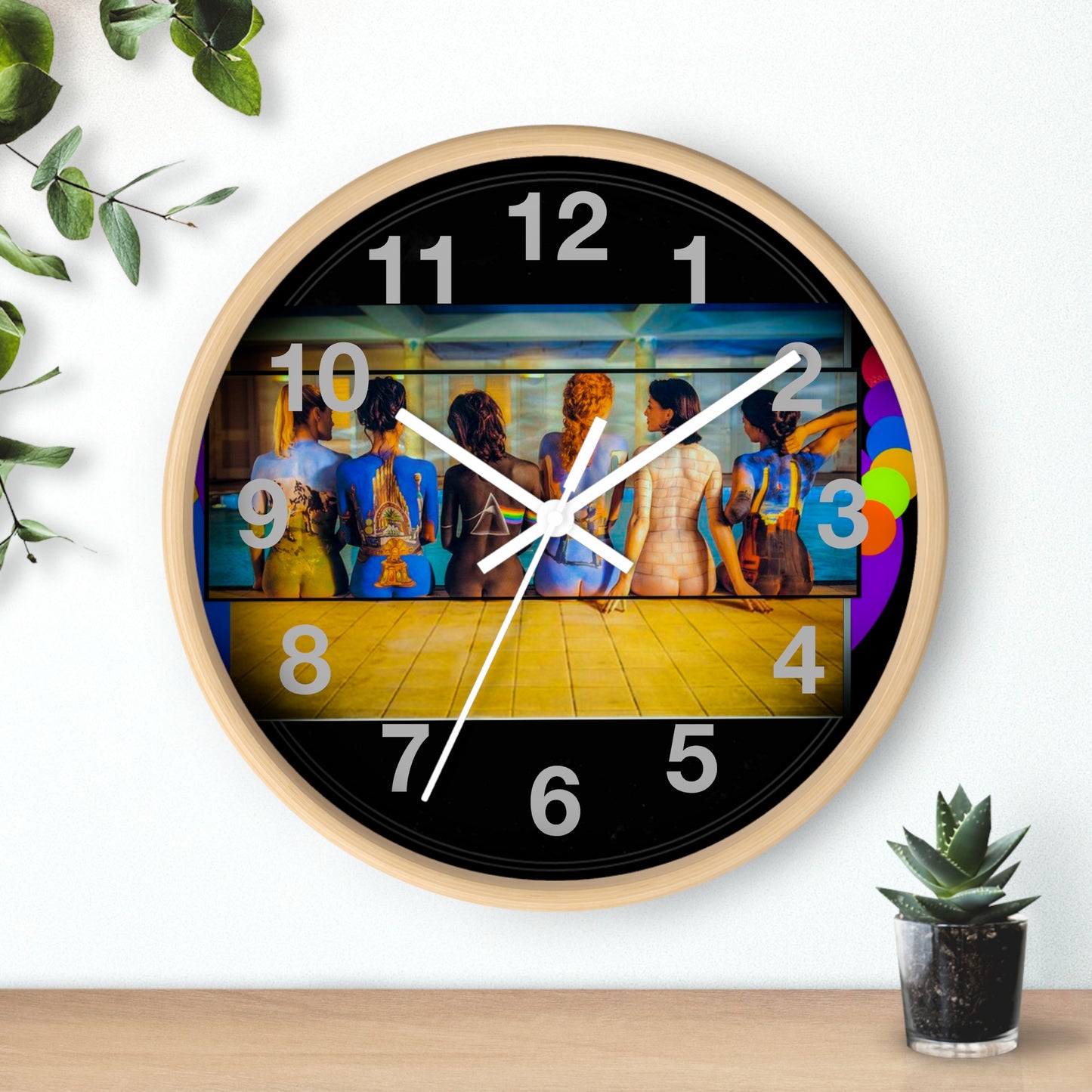 Clock Pink Floyd Wall Clock - Album Cover Design
