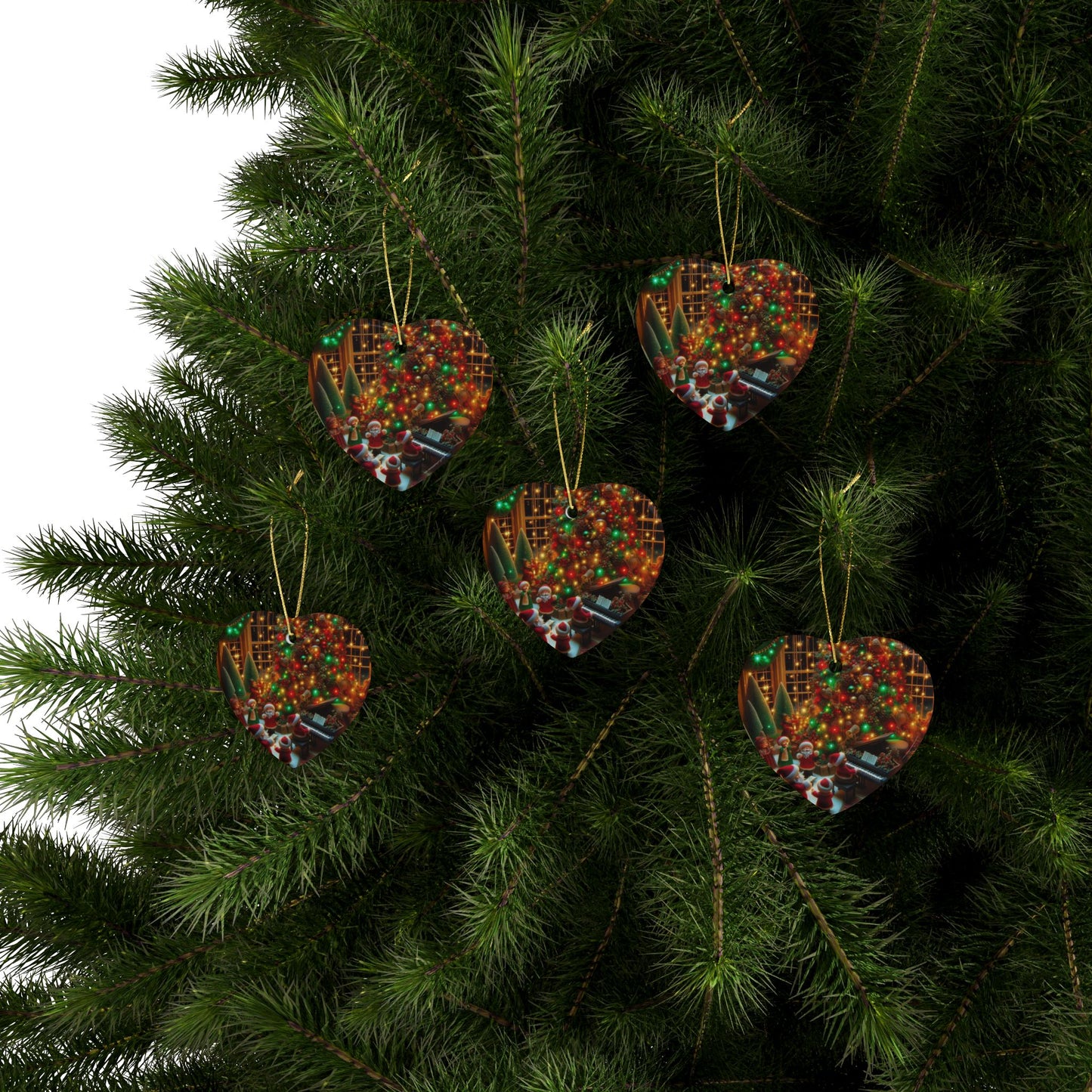 Christmas Ceramic Ornaments (1pcs, 5pcs, 10pcs, 20pcs)