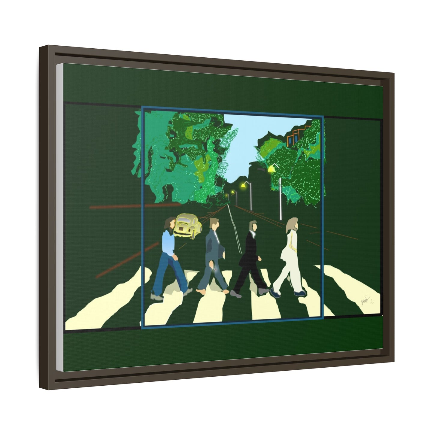 Matte Canvas, Framed (Multi-color)